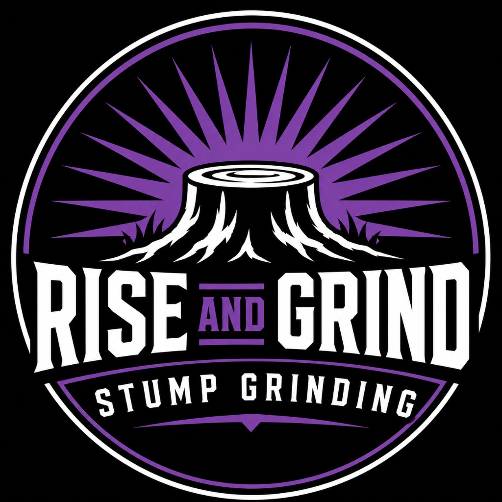 Rise and Grind Stump Grinding logo